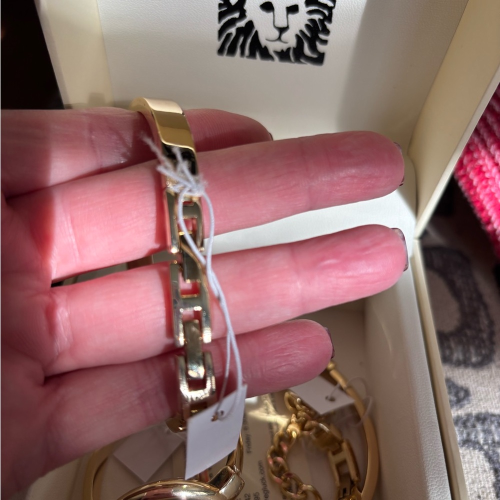 Anne Klein Gold and Black Women's Watch Stacking Set - Picture 6 of 11